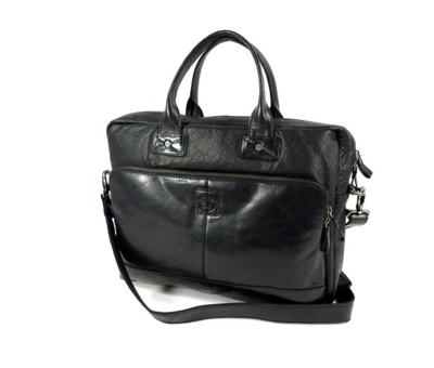 1 vaks werktas schoudertas zwart