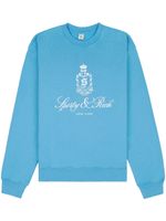 Sporty & Rich sweat Vendome en coton - Bleu