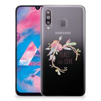 Samsung Galaxy M30 Telefoonhoesje met Naam Boho Text