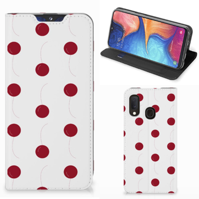 Samsung Galaxy A20e Flip Style Cover Cherries