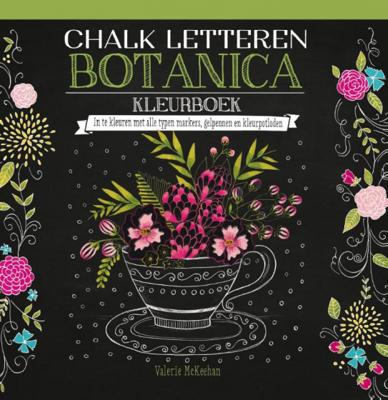 BBNC Creatief Chalk letteren Botanica kleurboek