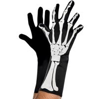 Amscan 841438-55 - 3D skelet handschoenen, accessoires, 3D-look, geest, Day of the Dead, themafeest, carnaval, Halloween