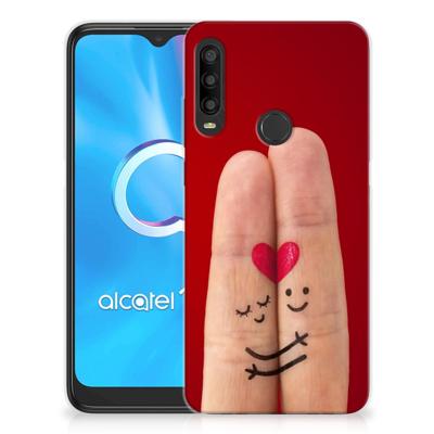 Alcatel 1SE (2020) Silicone Back Cover Liefde - Origineel Romantisch Cadeau