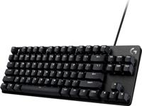 Logitech G413 TKL SE Mechanisch Gaming Toetsenbord - Compact. verlicht toetsenbord met tactiele mechanische schakelaars, Anti-Ghosting, voor Windows en macOS, Belgisch AZERTY indeling - Zwart
