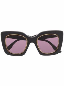 Gucci Eyewear lunettes de soleil à monture carrée - Gris