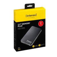 Intenso Festplatte 2TB USB 3.0 6.35cm 2.5'' schwarz - Festplatte - 2,5\" externe harde schijf 5400 RPM 2.5" Micro-USB B Zwart - thumbnail