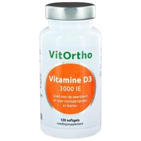 VitOrtho Vitamine D3 3000IE (120 softgels)