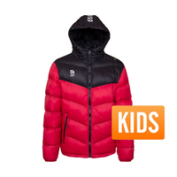 Robey - Performance Padded Jas - Rood/ Zwart - Kinderen - thumbnail