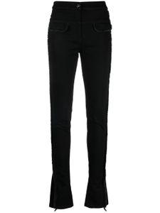 Genny pantalon skinny à bords francs - Noir