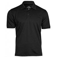 Tee Jays Heren Club Polo Shirt, Zwart, 3XL