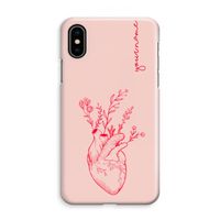 Blooming Heart: iPhone XS Max Volledig Geprint Hoesje - thumbnail