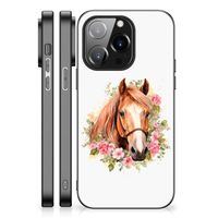 Dierenprint Telefoonhoesje voor iPhone 14 Pro Paard - thumbnail