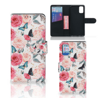 Samsung Galaxy A41 Hoesje Butterfly Roses