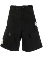 A-COLD-WALL* Ando cotton cargo shorts - Noir - thumbnail