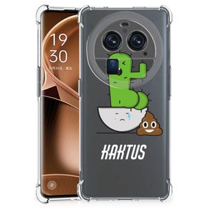 OPPO Find X6 Pro Stevig Bumper Hoesje Cactus Poo