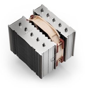 Noctua NH-D12L koelsysteem voor computers Processor Luchtkoeler Aluminium, Beige, Bruin