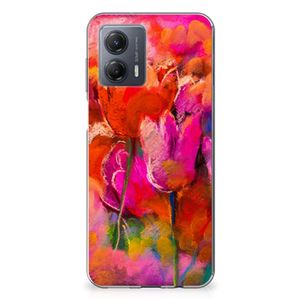 Hoesje maken Motorola Moto G53 Tulips