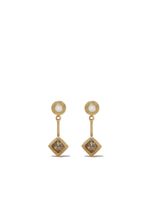 De Beers Jewellers boucles d'oreilles Talisman en or 18ct ornées de diamants - thumbnail