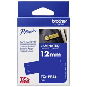 Brother TZe-PR831 Labeltape Tapekleur: Goud Tekstkleur: Zwart 12 mm 8 m