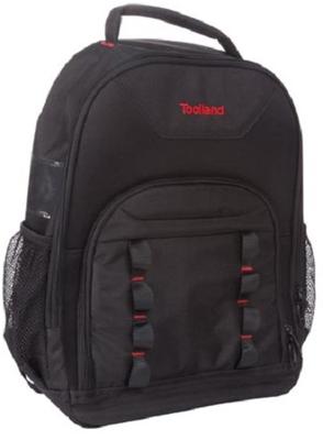 Toolland gereedschapsrugzak 38 x 50 x 20 cm polyester zwart Toolland gereedschapsrugzak 38 x 50 x 20 cm polyester zwart