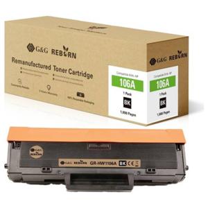 G&G Toner vervangt HP 106A Compatibel Zwart 1000 bladzijden Reborn remanufactured 21254