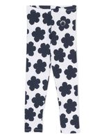 Kenzo Kids legging fleuri à taille élastiquée - Blanc - thumbnail