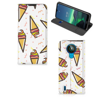 Nokia 1.4 Flip Style Cover Icecream - thumbnail