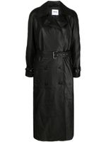 S.W.O.R.D 6.6.44 veste en cuir à taille ceinturée - Noir