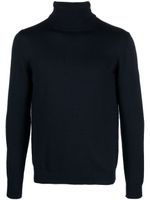 Roberto Collina roll-neck merino wool jumper - Bleu