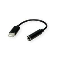 VALUE 12.99.3214 audio kabel 0,13 m 3.5mm USB Zwart - thumbnail