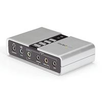 StarTech.com USB 2.0 Soundbox 7.1 adapter - externe USB-geluidskaart met SPDIF Didital Audio - externe geluidskaart met 8x 3,5 mm aansluiting (ICUSBAUDIO7D)
