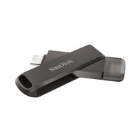 SanDisk iXpand® Luxe USB-stick 128 GB Zwart SDIX70N-128G-GN6NE Apple Lightning, USB-C USB 3.1 (Gen 1)