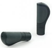 Widek handvatten City Comfort 120 mm rubber grijs 2 stuks