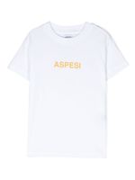 Aspesi Kids t-shirt en coton à logo imprimé - Blanc