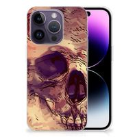 Silicone Back Case Apple iPhone 14 Pro Skullhead