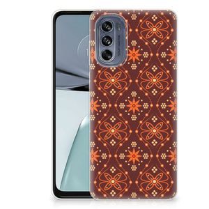 Motorola Moto G62 5G TPU bumper Batik Brown