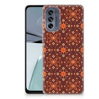 Motorola Moto G62 5G TPU bumper Batik Brown - thumbnail