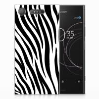 Sony Xperia XZ1 TPU Hoesje Zebra