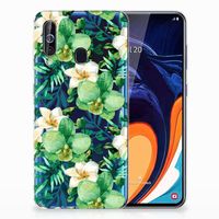 Samsung Galaxy A60 TPU Case Orchidee Groen