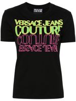 Versace Jeans Couture t-shirt en coton à logo imprimé - Noir - thumbnail