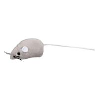 Trixie Pluche Muis voor Kat, 5 cm, Grijs, 12 stuks