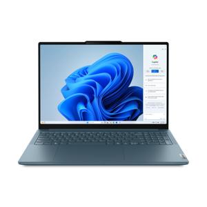 Lenovo Yoga Pro 9 Intel Core Ultra 9 185H Laptop 40,6 cm (16") 3.2K 32 GB LPDDR5x-SDRAM 1 TB SSD NVIDIA GeForce RTX 4060 Wi-Fi 6E (802.11ax) Windows 11 Home Blauwgroen