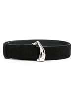 Alberta Ferretti ceinture en daim - Noir