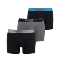 Puma Boxershorts Lifestyle Sueded Cotton Dark Grey Melange / Black-S