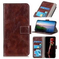 iPhone 12/12 Pro Wallet Case met Magnetische Sluiting - Bruin