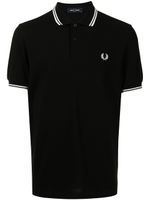 Fred Perry polo Twin Tipped en coton - Noir