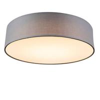 QAZQA Plafondlamp grijs 40 cm incl. LED - Drum LED - thumbnail