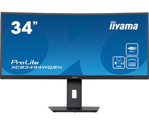 iiyama ProLite XCB3494WQSN-B5 LED display 86,4 cm (34") 3440 x 1440 Pixels UltraWide Quad HD Zwart