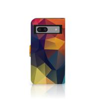 Google Pixel 8A Book Case Polygon Color - thumbnail