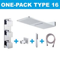 Wiesbaden one-pack inbouwthermostaatset type 16